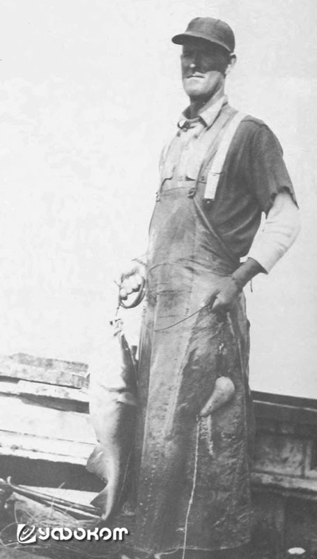 Традиционная одежда и снасти глочестерских рыбаков. Конец XIX века. 