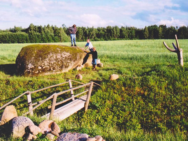 Рис. 9. Чертовый камень около хутора Геврани. Фото автора.