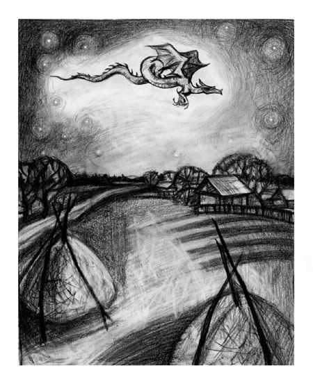 Огненный змей. Художник Мирончик Л. А. Огненный змей. Художник Мирончик Л. А.