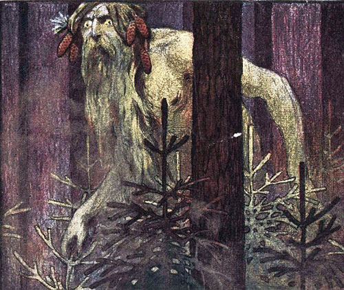 Иллюстрация с обложки журнала «Леший» №1, 1906 г.