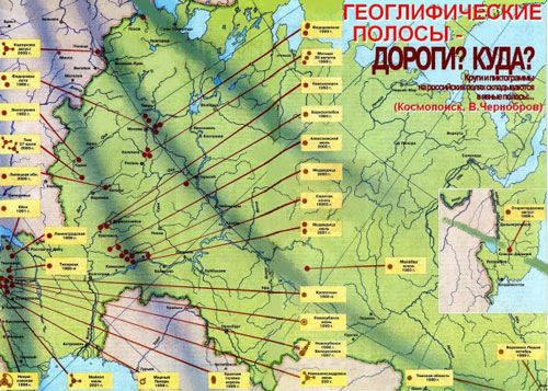 Геоглифические полосы. Рис. В. Черноброва.