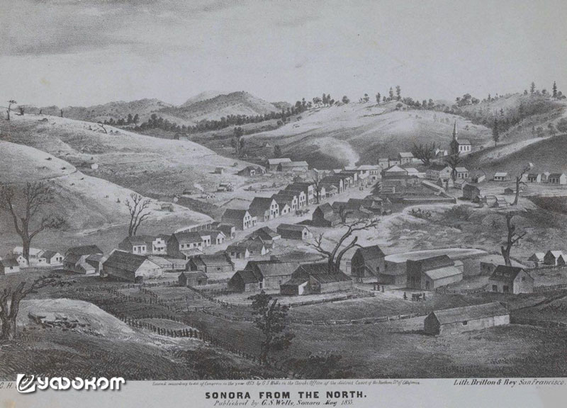 Сонора в 1853 году. Сонора в 1853 году.
