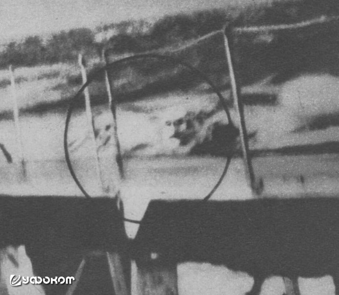Рис. 5. Увеличенный фрагмент снимка с "лицом" и "черепом". Рис. 5. Увеличенный фрагмент снимка с "лицом" и "черепом".