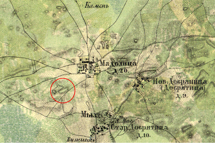 Рис. 3. Карта 1860 года.