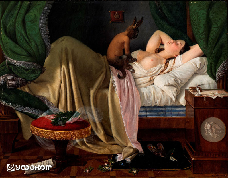 «Кошмар» датского художника Детлефа Блунка (1846 год).