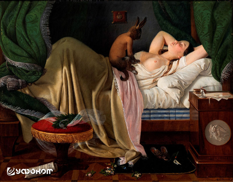 «Кошмар» датского художника Детлефа Блунка (1846 год). «Кошмар» датского художника Детлефа Блунка (1846 год).