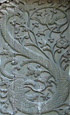 Рисунок 3. Увеличенное изображение змея с гребнем