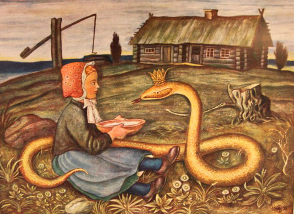 Змеиный Король (худ. Мерчин Новак Нехорнски). Змеиный Король (худ. Мерчин Новак Нехорнски).