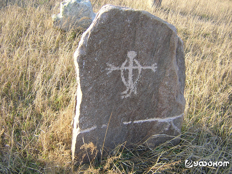 Рис. 4. Памятник возле д. Двор-Торонковичи Лепельского района. Фото П. Кенько, 2005 г.