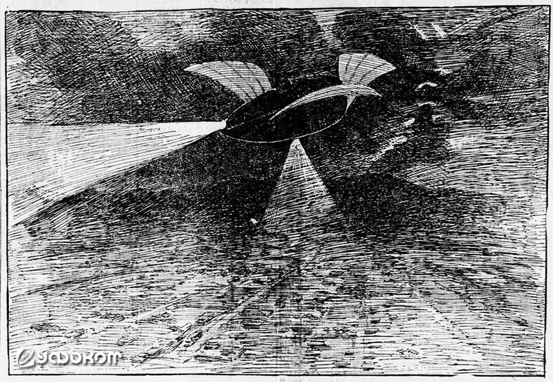 Ночной полет дирижабля («San Francisco Call», Nov. 23, 1896). Ночной полет дирижабля («San Francisco Call», Nov. 23, 1896).