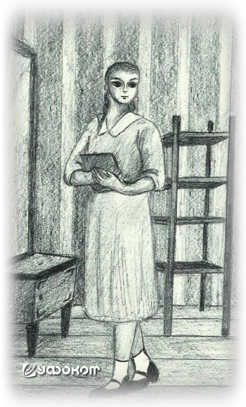 «Каменная Зоя». Рисунок Светланы Батуриной, 2014 г.