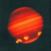 Падение кометы на Юпитер.