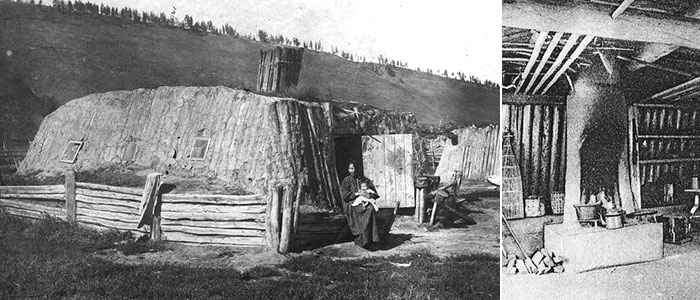 Якутская юрта-балаган (слева) и камелек (справа). Якутская юрта-балаган (слева) и камелек (справа).