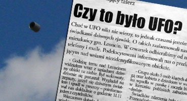Крушение НЛО в Польше?
