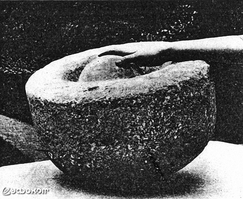 Каменная чаша, откопанная вблизи г. Новогрудка в начале ХХ в. [43: 4].