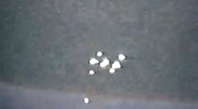 Фрагмент видеозаписи наблюдения НЛО в селе Харат
