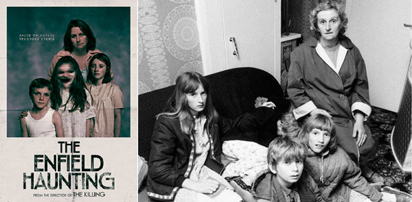 Семейство Ходжсонов: герои сериала (слева); реальное фото членов семьи (справа).
