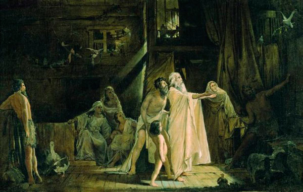 Ноев Ковчег (А.П. Рябушкин, 1882). Ноев Ковчег (А.П. Рябушкин, 1882).