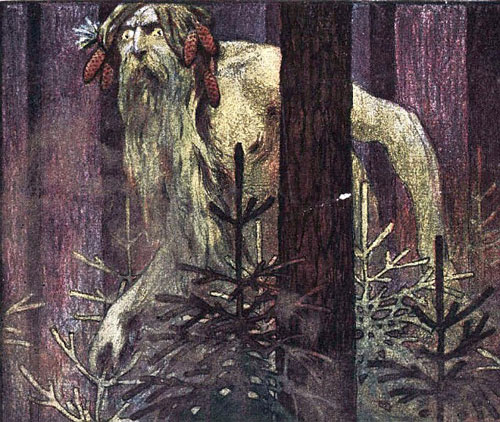 Иллюстрация с обложки журнала «Леший» №1, 1906 г. Иллюстрация с обложки журнала «Леший» №1, 1906 г.
