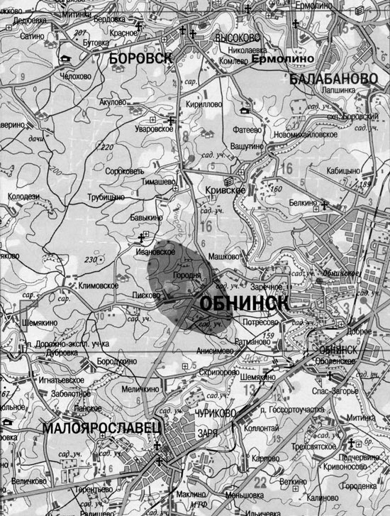 Рис. 3. Обследованный участок поля рассеяния протванитов. Рис. 3. Обследованный участок поля рассеяния протванитов.