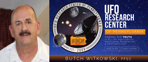 Бутч Витковский - основатель Пенсильванского центра исследований НЛО
