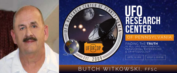 Бутч Витковский - основатель Пенсильванского центра исследований НЛО Бутч Витковский - основатель Пенсильванского центра исследований НЛО