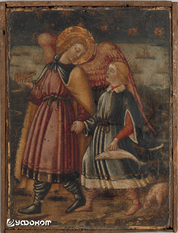 Рис. 9. «Архангел Рафаил и Товия», Нери ди Бичи, 1460-е.
