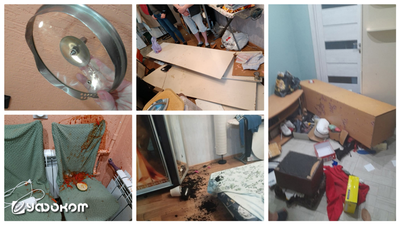 Рис. 2.1. Некоторые результаты погромов и бросков различных предметов, учиненных неизвестной силой в «беспокойной» квартире в Арзамасе.