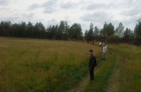 Прочесывание местности. Прочесывание местности.