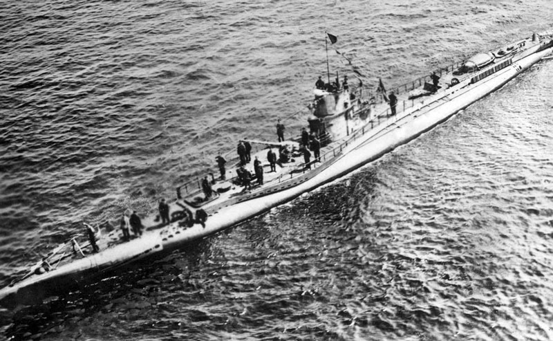 Качественные фотографии UB-65 не сохранились. На снимке запечатлен систершип – подводная лодка UB-64. 