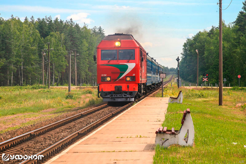 Прибытие поезда. Фото Е. Шапошникова.