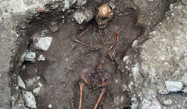 Захоронение, обнаруженное в 2015 году