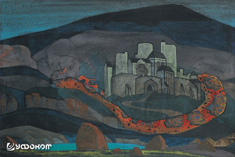 Николай Рерих. «Град обречённый». Холст, масло, 1914 год. Николай Рерих. «Град обречённый». Холст, масло, 1914 год.
