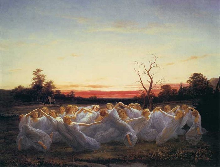 Луговые эльфы. Нильс Блуммер (1850). Луговые эльфы. Нильс Блуммер (1850).