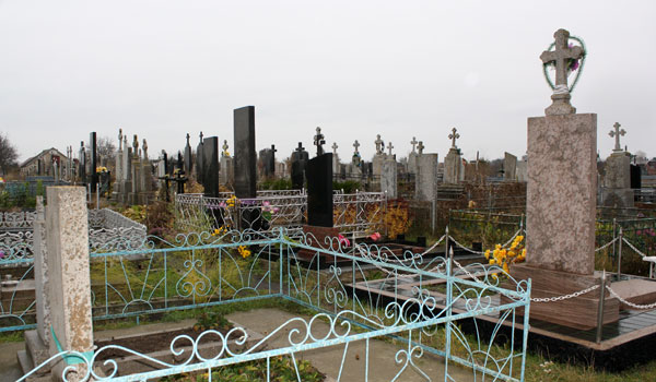 Действующая часть кладбища