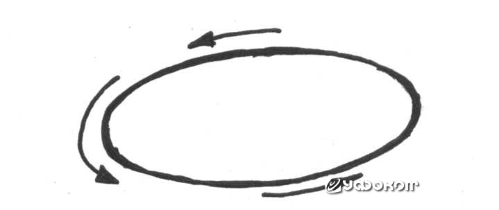 Приблизительный внешний вид объекта (схематический рисунок выполнен на основе набросков очевидца из письма).