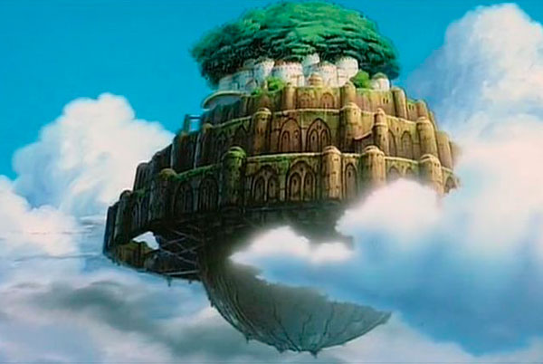 Кадр из аниме «Небесный замок Лапута» (1986).