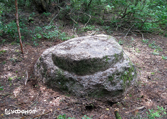 Рис. 3. Камень-артефакт у д. Ямное. Фото Сергей Жижиян.
