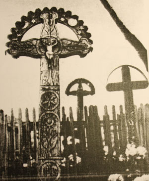 Традиционные словацкие надгробные кресты (по данным Н.Н. Велецкой)